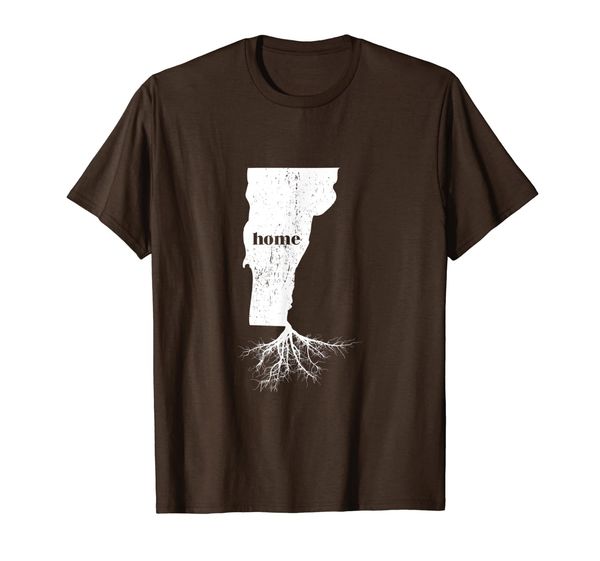 

vermont shirt home roots state map born love pride gift tee, White;black