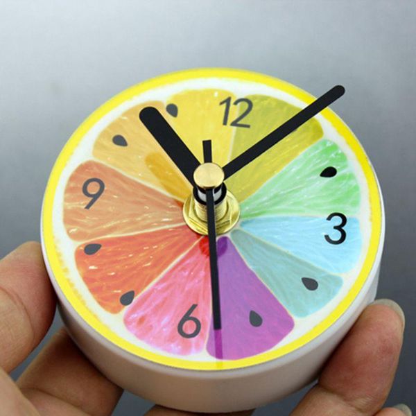 

unique pattern kitchen refrigerator fridge net portable wall clock arabic numeral matic home decoration clocks