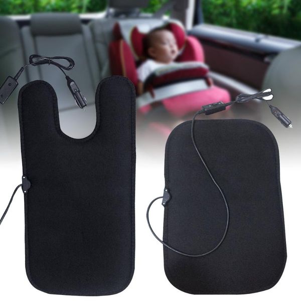 

car seat covers 12v universal auto winter cover warm heating with lighter and switch cushion for portable