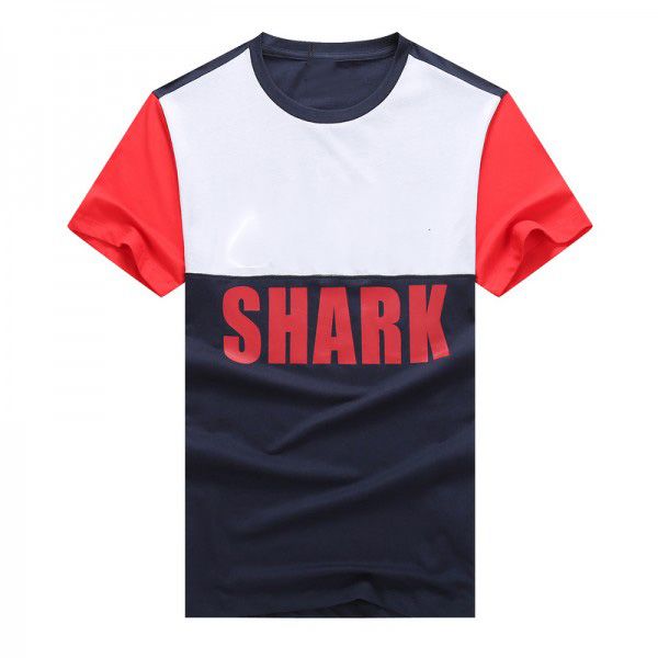 

classic dogfish stylist mens t shirt #p1916 europe luxury summer short sleeve fashion brand tees p&s designer male casual, White;black
