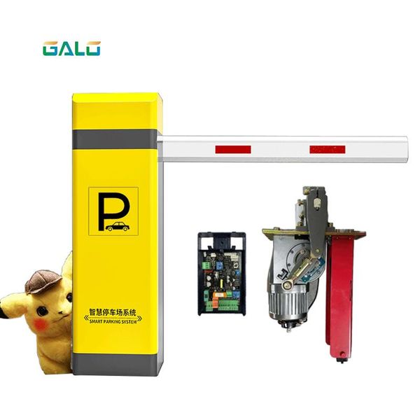 

0.3 sec barrier gate motor est design 1-5 m boom arm diy optional fingerprint access control