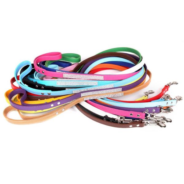 

dog collars & leashes cats safety leads luxury fashion bling jeweled accessories decorated pet traction rope