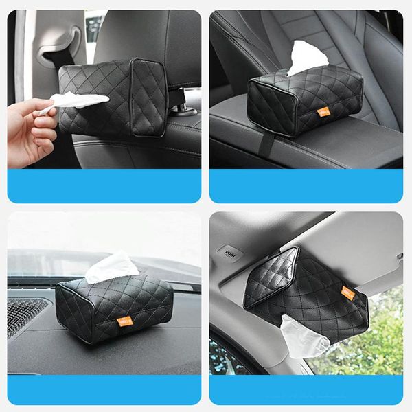

tissue boxes & napkins multifunctional car sunshade paper towel holder hanging clip decoration household box