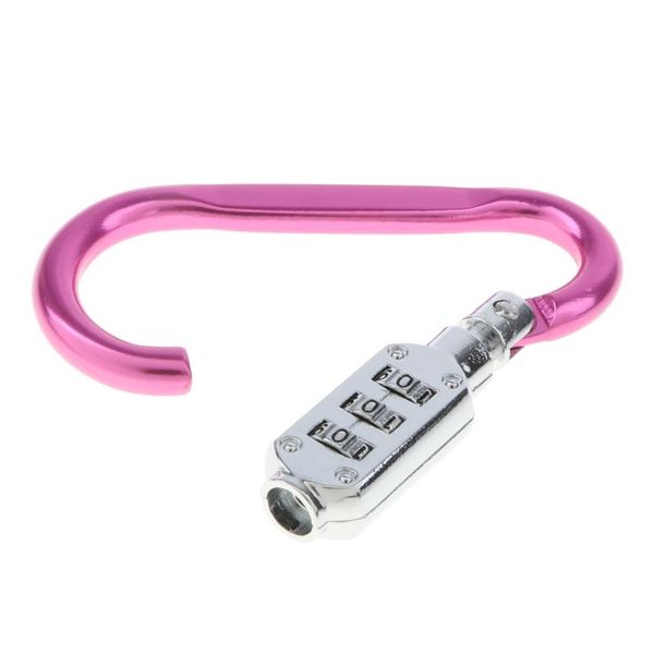 

cords, slings and webbing magideal spring snap key chain clip hook 3 digit pin device buckle lock carabiners for camping travel luggage spor