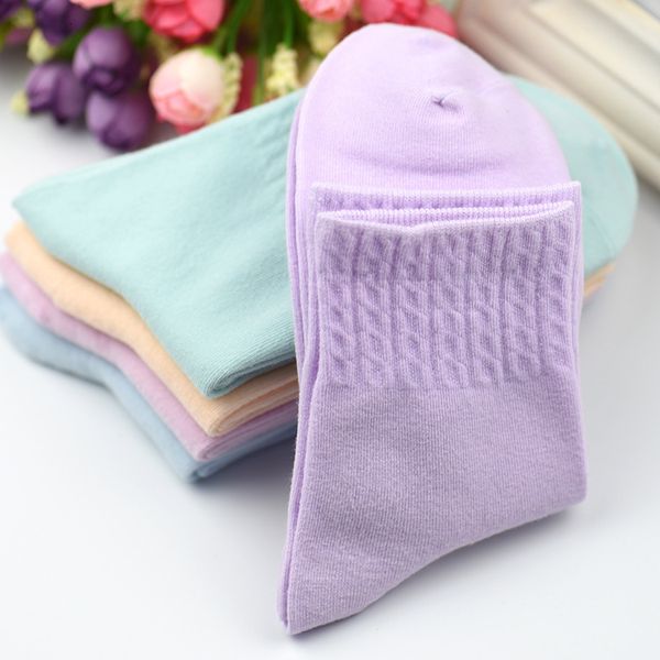 

socks hosiery 2021 spring and summer cotton candy color women's socks, Black;white