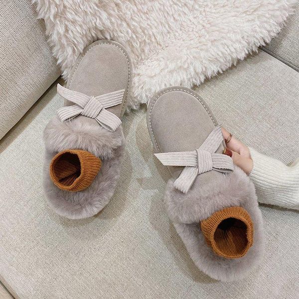 

sweet women ankle boots 2021 fashion female big size snow casual shoes woman flats platform warm fur comfort, Black