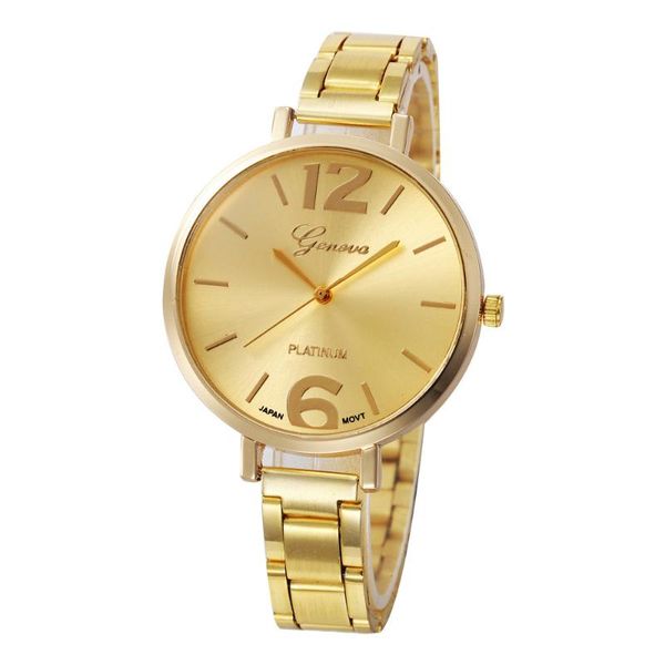 

wristwatches fashion women crystal stainless steel analog quartz wrist watch bayan kol saati relojes para mujer zegarki damskie watches, Slivery;brown