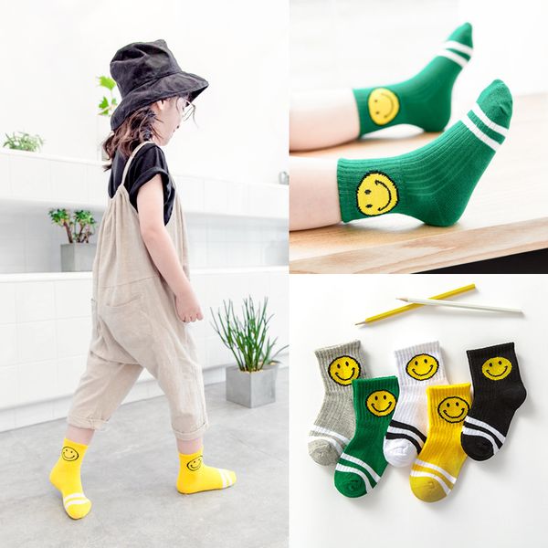 

cotton socks, boys' socks, sports in the tube, summer baby, Pink;yellow