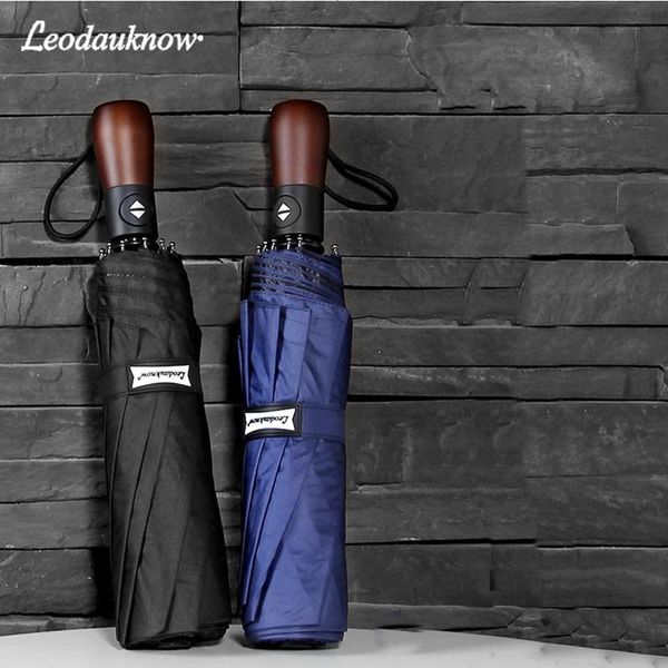 

umbrellas leodauknow folding 10k solid color commercial automatic sunshade gift umbrella parasol uv summer