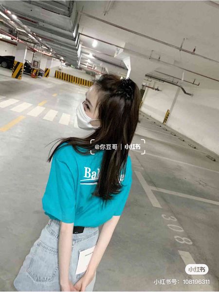 

brand t shirt polos chaopai bajia men's women's cotton short sleeves, White