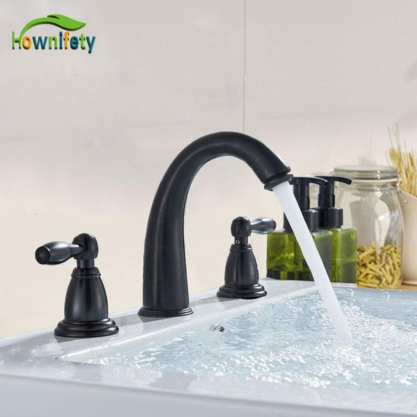 

bathroom sink faucets 4 colors basin faucet dual handle three holes deck mount streamline design widespread & cold mixer tap
