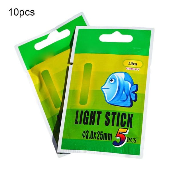 

50pcs/set fishing float light stick portable night clip good material attractants accessories