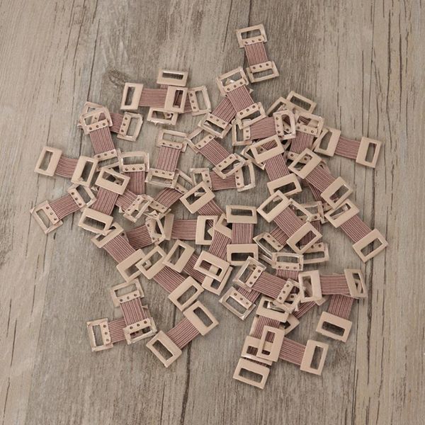 

elbow & knee pads 100pcs durable elastic bandage clips stretch metal clasps for various types bandages, Black;gray