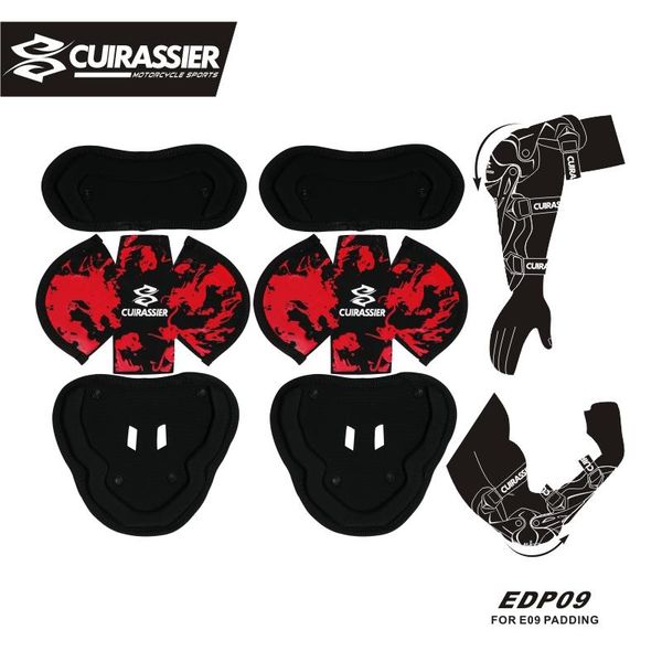 

cuirassier professional motorcycle motocross elbowpad padding downhill dirt bike mx off-road racing elbow protector armor