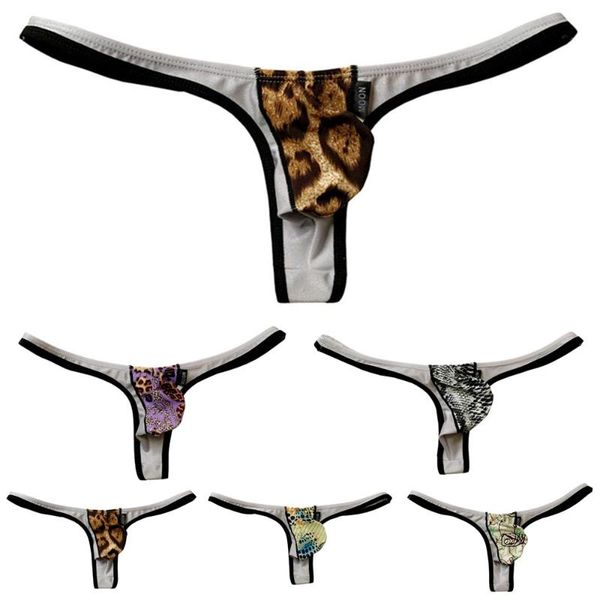 

underpants 2021 summer fashion men jockstrap bulge pouch low rise g-string thong briefs underwear, Black;white