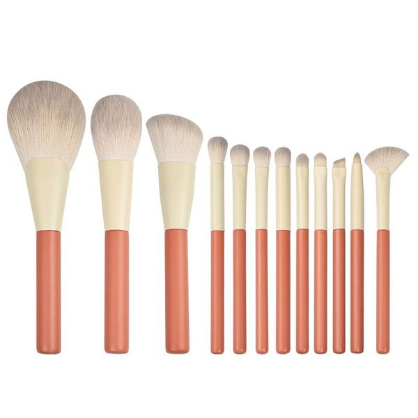 

makeup brushes 12pcs super soft brush set eyebrow concealer blush mix foundation professional tool
