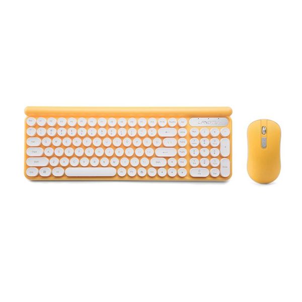 

keyboards gaming keyboard 2.4g wireless rechargeable usb ergonomic mute mouse sets for games-l04