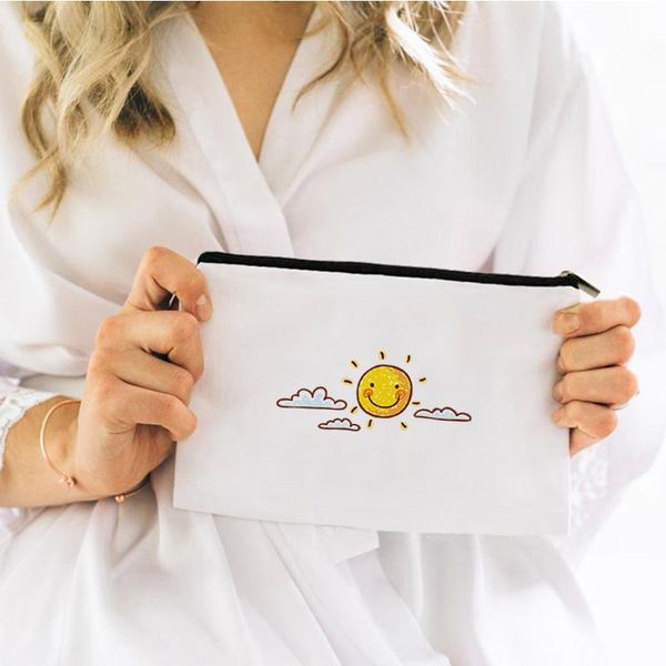 

cosmetic bags & cases ipad pouch fashion printing bag for makeup mini women woman storage women's travel organizer make up