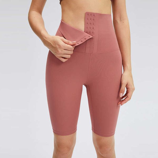 L-174 Damen-Hosen, Yoga-Hosen, enge Hüfthebe-Hosen, Sport-Hosen mit hoher Taille, nahtloser Bauch, Taille, Gesäß, formende Sport-Strumpfhose für Frauen