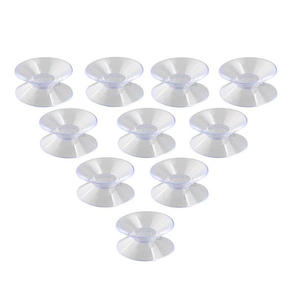 

10pcs 30mm double sided suction cups sucker pads for glass hooks & rails