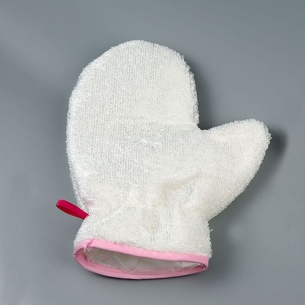 

8mP bamboo fiber fingerless dishwashing oil free kitchen mittens household cleaning cleaning rag gloves rags warm household dishwashing glo, Blue;gray