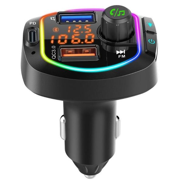 

bluetooth player charger car cigarette lighter fast bc66pd charge card t5o5 audio