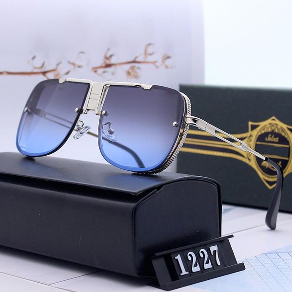 

sunglasses 2021 luxury pilot men's classic brand oversized metal fashion style gradient male driving uv400 oculos, White;black