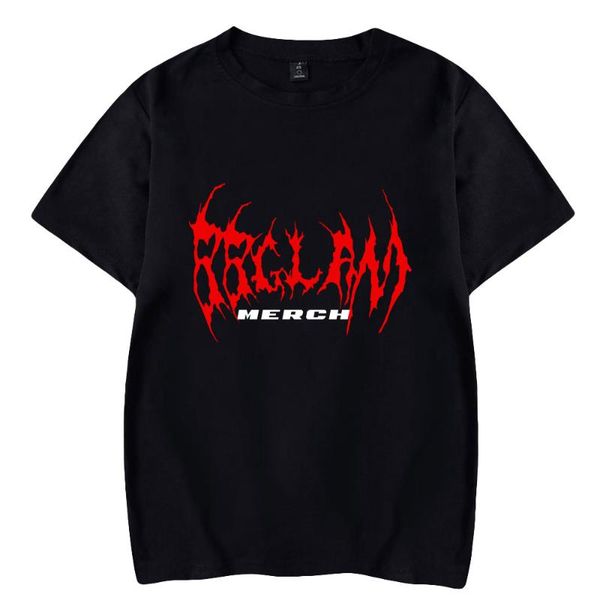 

men's t-shirts 88glam print spring summer holiday street graffiti style men/women casual t-shirt novelty hip hop, White;black