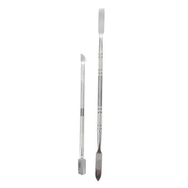 

nail art equipment 2 type push pull cuticle pusher manicure pedicure care silver