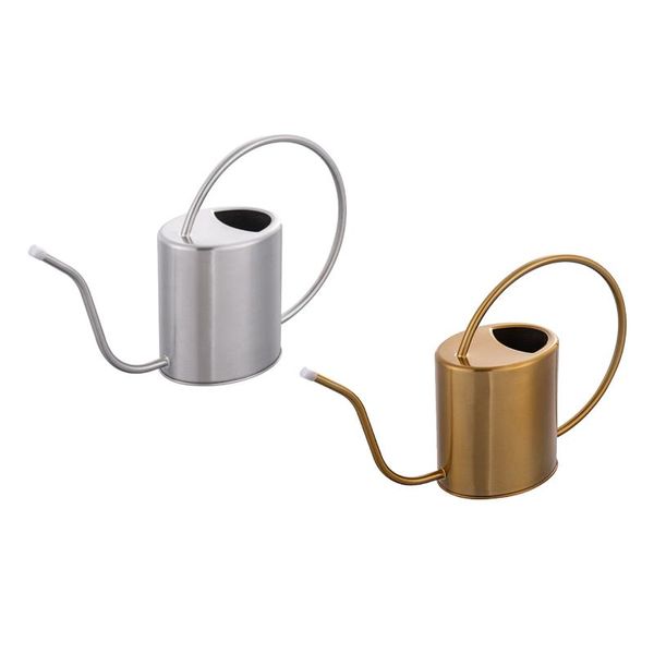 

watering equipments stainless steel garden long mouth can indoor outdoor house plants flower bonsai planter pot kettle jar