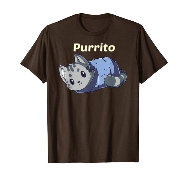 

Purrito Funny Cat Pun Burrito T-Shirt, Mainly pictures