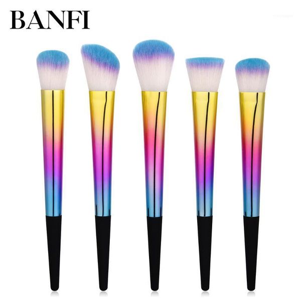 

colorful makeup brushes set eyeshadow fan-shaped eye concealer cosmetic eyelash beauty tool1