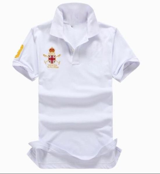 

qulogo506 classic logo men's fashion summer short-sleeved shirt, White;black