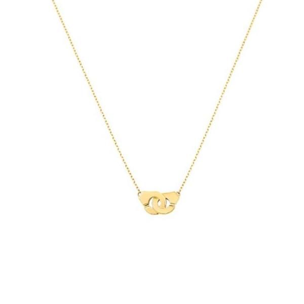Серьги Ожерелье S925 штампованные наручники Menottes Подвеска с золотой розовой золотой цепочкой ссылки Франция бренд моды ювелирные изделия для мужчин женщин