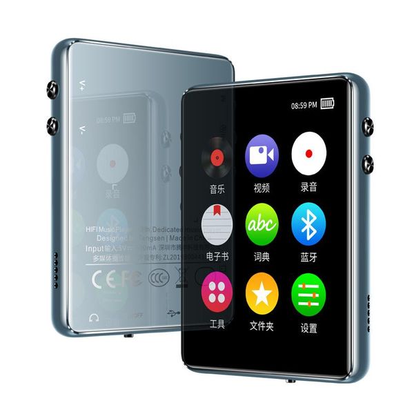 

& mp4 players 16g 2.4inch mp3 player tft screen fm touch button hifi lossless music voice reading bluetooth 5.0 dictionary