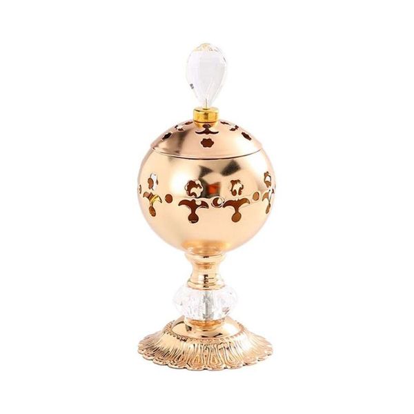 

fragrance lamps 1* incense burner metal + glass decorative arabian bakhoor mabkhara censer candle holder