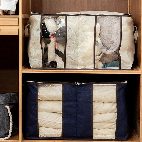 

clothing & wardrobe storage large capacity clothes quilt bag travel lee moving packing bags home foldable toys blanket closet cabinet organi