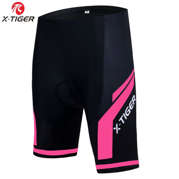 X-tigre mulheres ciclismo 3d sílica gel acolchoado à prova de choque MTB montanha corrida bicicleta shorts bicicleta underwear cueca