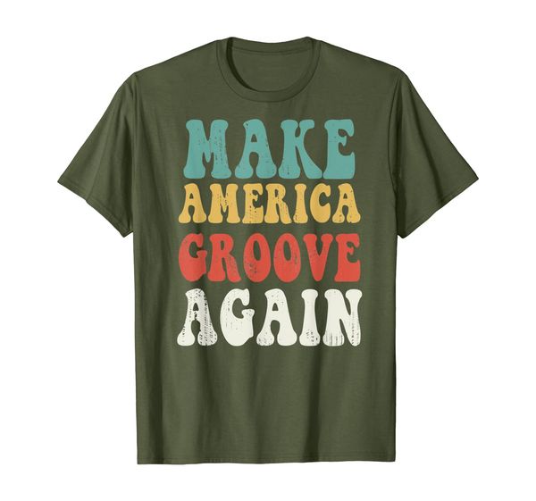 

MAGA Make America Groove Again | 1970s Disco Lives Funny T-Shirt, Mainly pictures