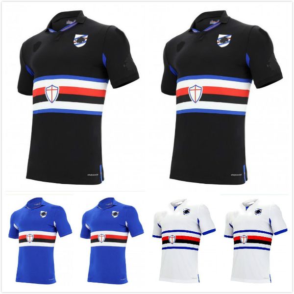 

2021 sampdoria soccer jersey home maroni gabbiadini sesy third 20 21 murillo linetty jankto yoshida football uniform shirts thailand, Black;yellow
