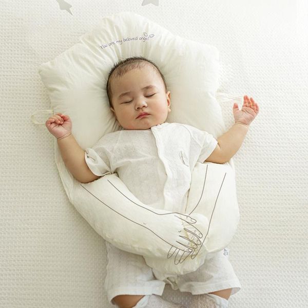 

pillows born baby pillow head shaping bedding set- prevent flat adjustable side height relieve startle reflex