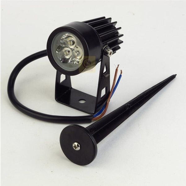 

(10pcs/lot) hight light outdoor 3*3w led lawm lamp waterproof ip65 garden spot lighting ac85-265v/dc12v lawn lamps