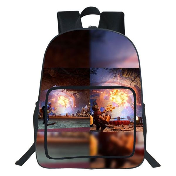 

backpack it takes two boy 3d cartoons game bag school teenager backpacks college style travel double-layer 19 inches