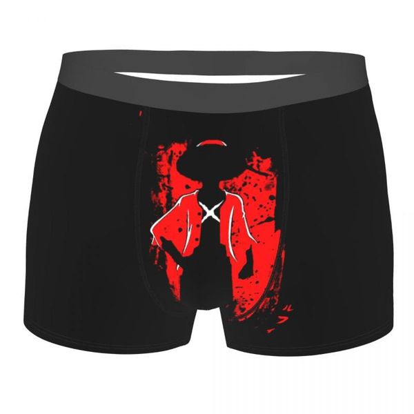 

underpants one piece monkey d. luffy japanese anime red homme panties male underwear print couple set calecon, Black;white