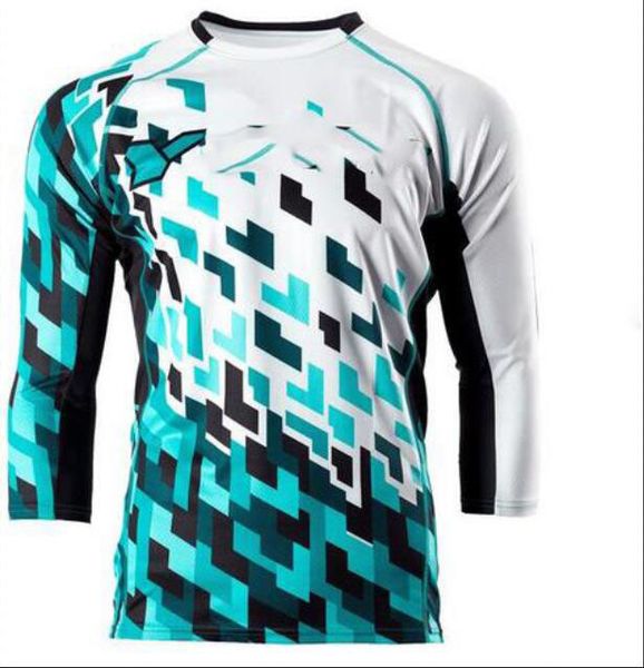 

2021 mountain bike cycling jersey motocross quick drying long sleeve t-shirt