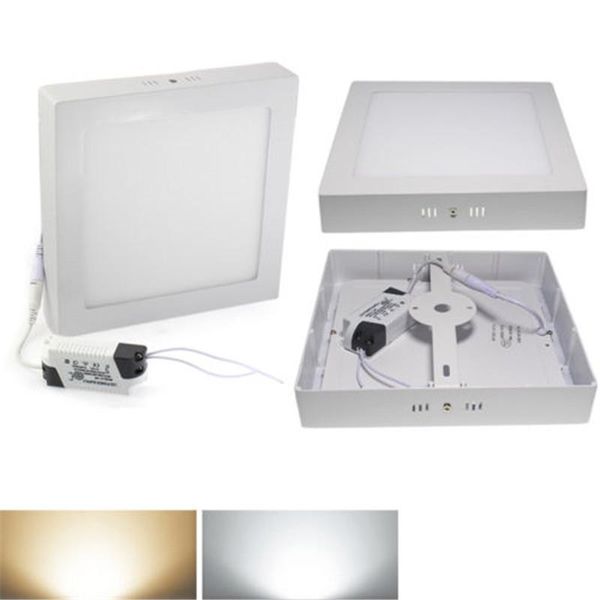 

downlights surface led ceiling light 25w panel no cutting square ac85-265v warm/natural/cold white for home