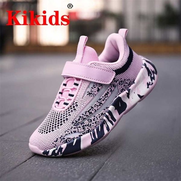 

kid shoes mesh summer children boys girls sport breathable infant sneakers soft bottom non-slip casual 211022, Black