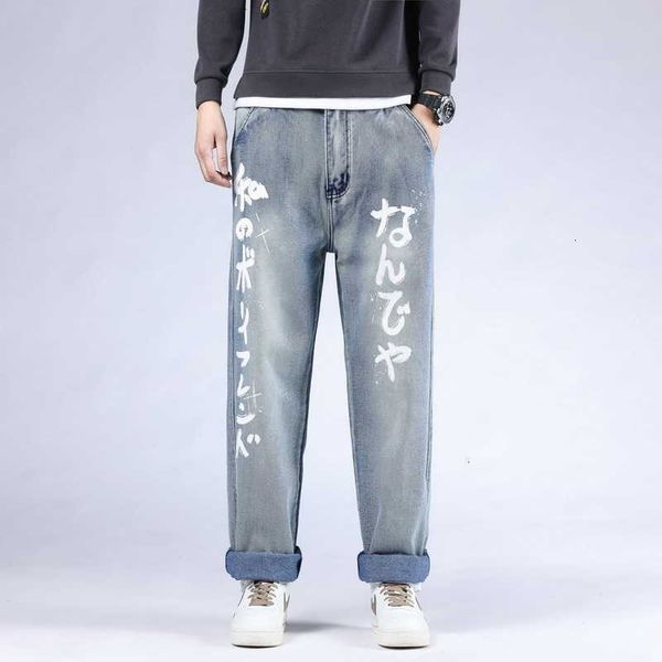 

men's jeans skateboard casual baggy hip hop plus size 30-46 with multi pockets i0ee ridn, Blue