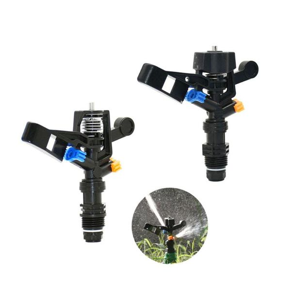 

watering equipments farm lawn sprinklers with 1/2 inch thread 360 degree rotary rocker sprinkler for greenhouse agricultural irrigation 1pc