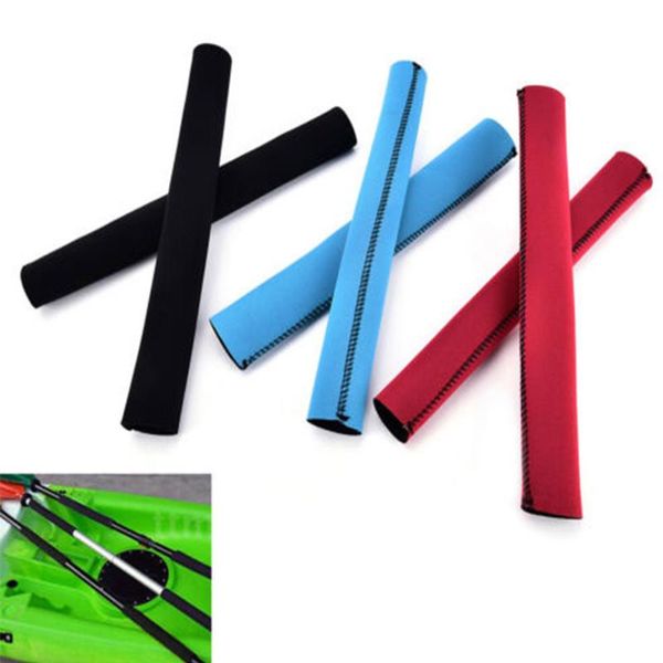 

rafts/inflatable boats 2pcs/set paddle grips soft boat paddling supplies oar holder neoprene canoe protective colorful anti skid kayak preve